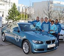 BMW Group Efficient Dynamics Rallye, Christoph Langen, Petra Behle, Alexander Resch, Christian Neureuther, Rosi Mittermaier und Georg Hackl